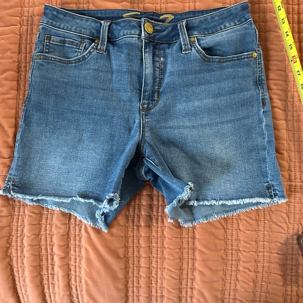 Denim shorts